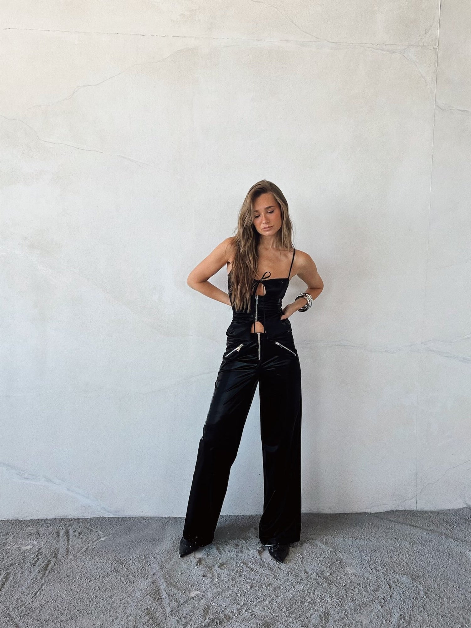 Zipper Fly Pant | Black