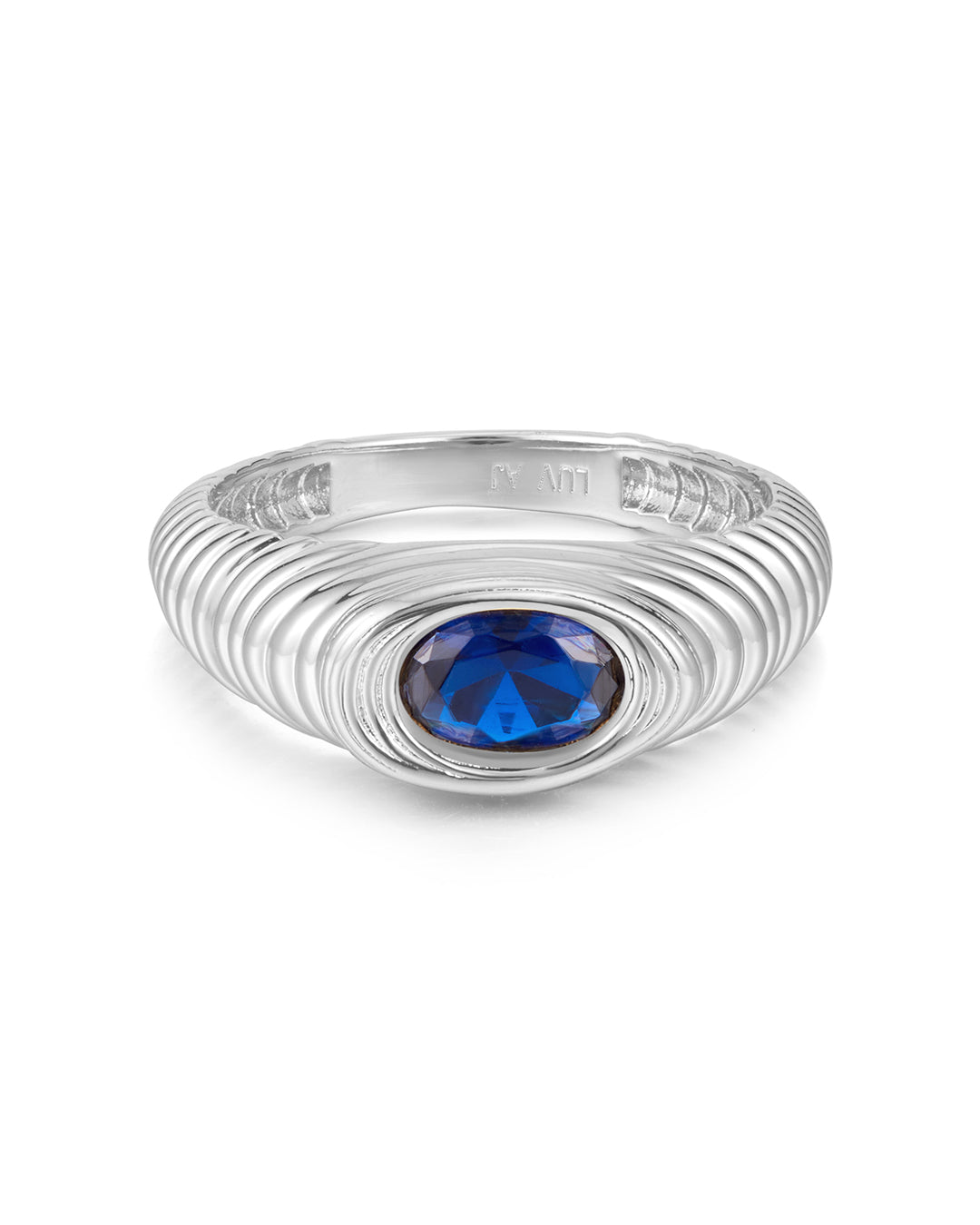 The Royale Stone Signet Ring | Plated Silver