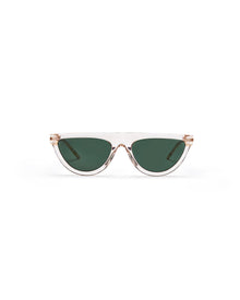 The Brow | Clear | Green Lenses