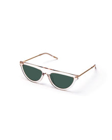 The Brow | Clear | Green Lenses