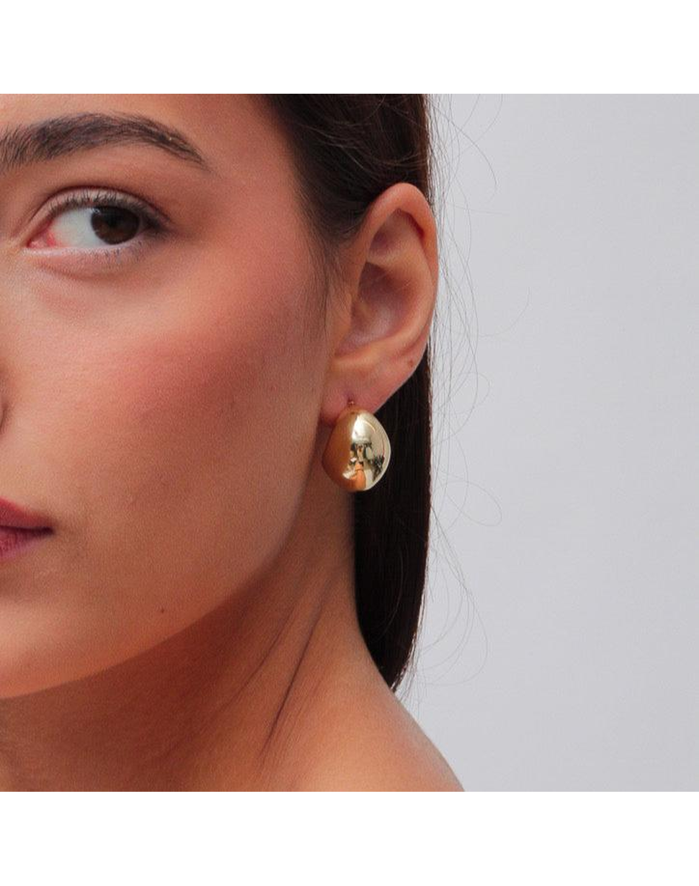 The Allora Hoops | Gold Plated Brass