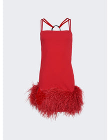 The Attico | Women | Fujiko Mini Dress | Red