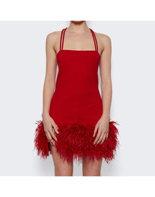 The Attico | Women | Fujiko Mini Dress | Red