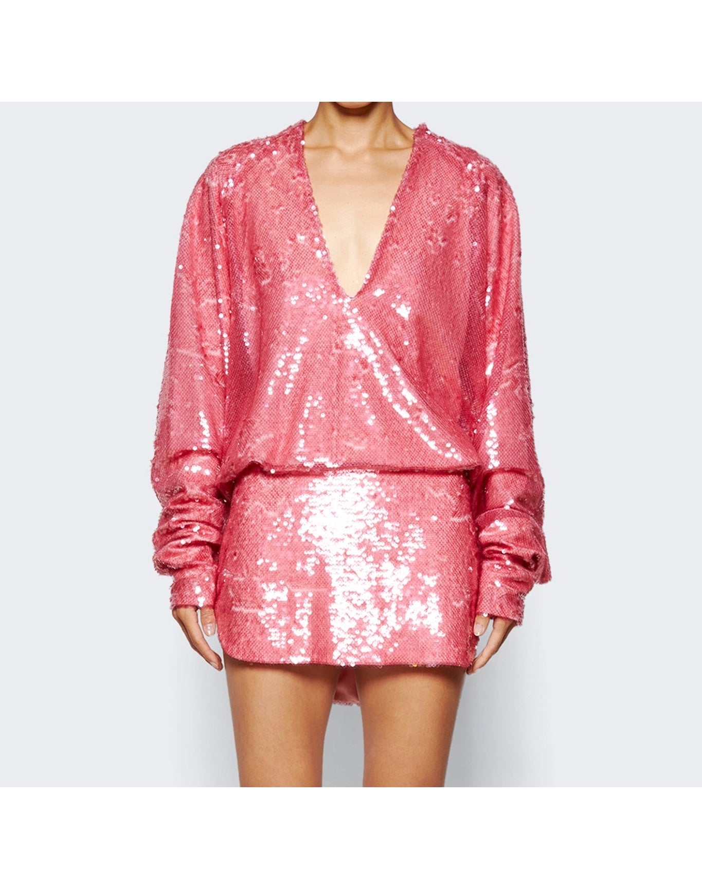 The Attico | Women | Gael Mini Dress | Light Pink