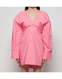 The Attico | Women | Lala Mini Dress | Bubble Gum Pink