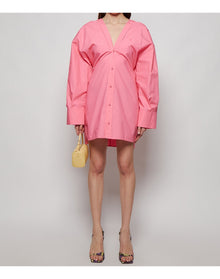 The Attico | Women | Lala Mini Dress | Bubble Gum Pink
