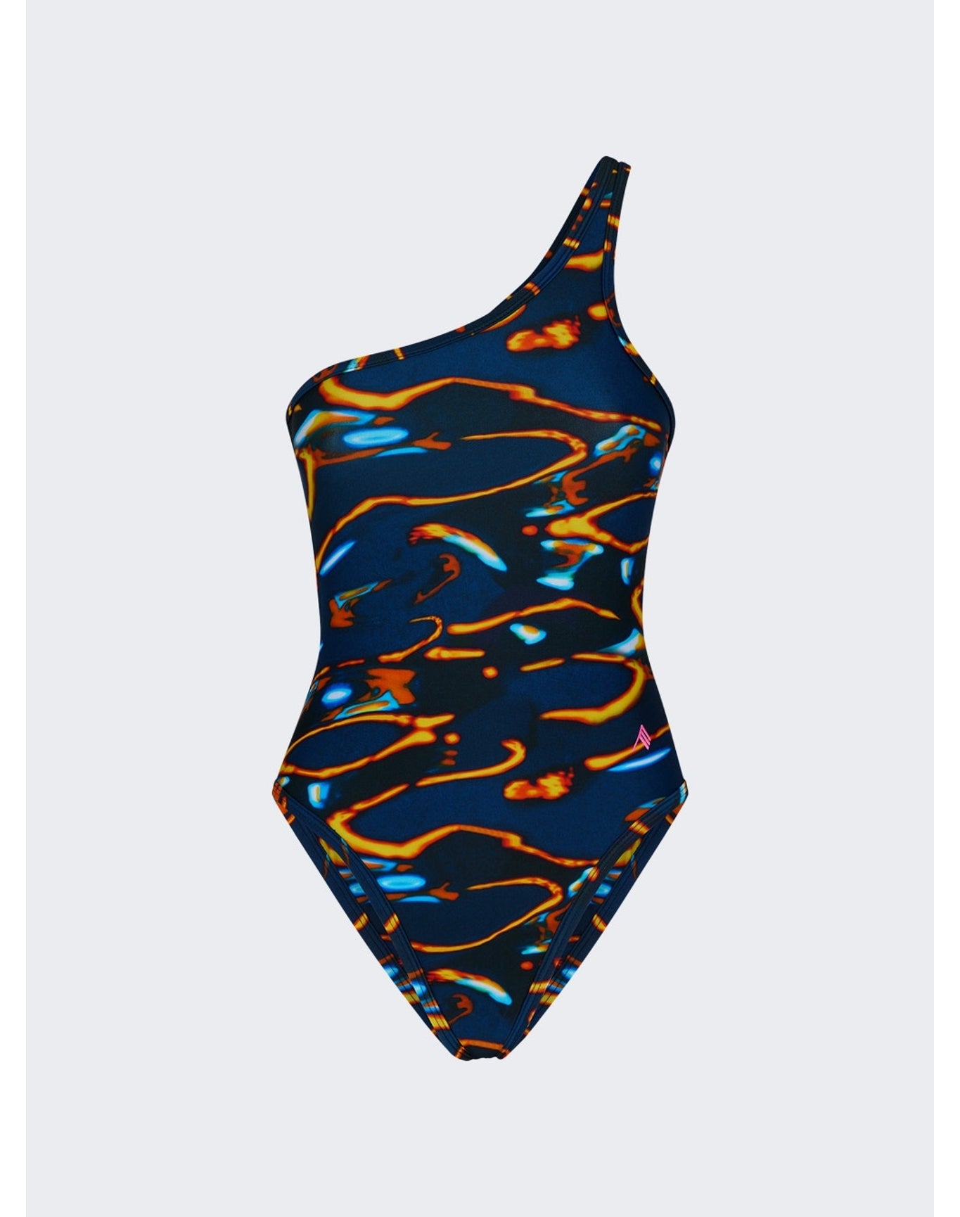 The Attico | Women | One-piece Swimsuit | Blue x Yellow Shades