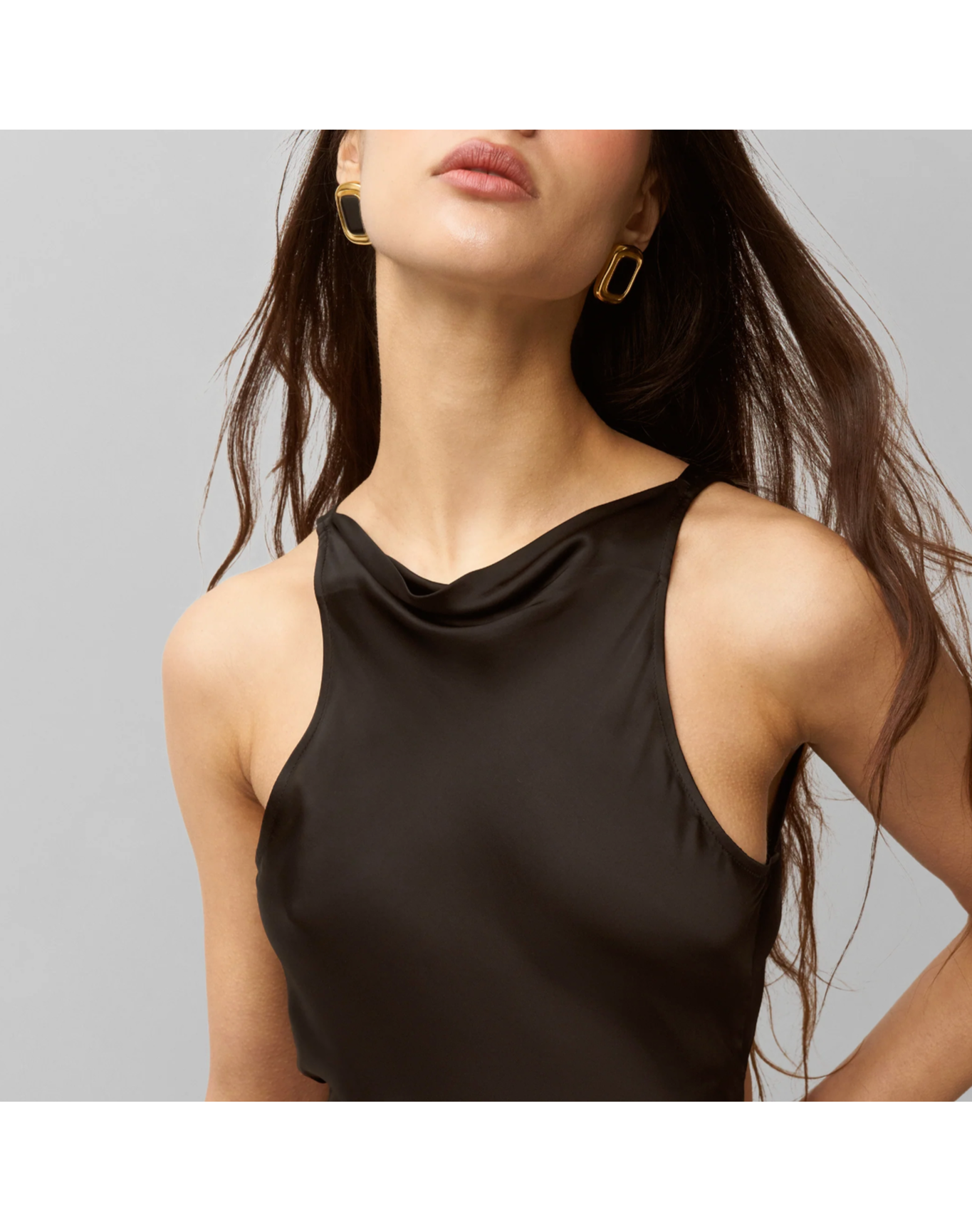 The Black Heirloom Earrings | Brass