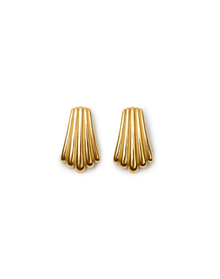 The Bold Linear Heirloom Earrings | Gold Vermeil