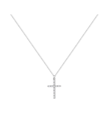 The CZ Baguette Cross | Sterling Silver