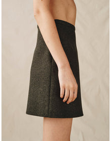 The Cashmere Mini Skirt | Spruce