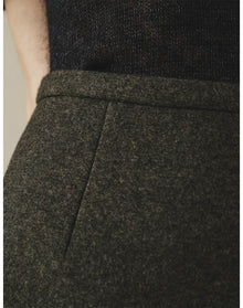 The Cashmere Mini Skirt | Spruce