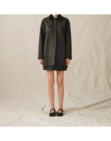 The Cashmere Mini Skirt | Spruce