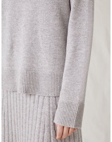 The Cashmere Wool Turtleneck | Taupe