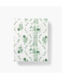 The Crib Sheet | Green Vine Stripe