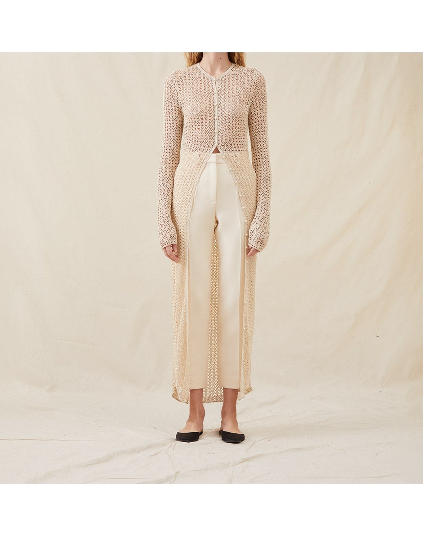 The Crochet Duster | Champagne