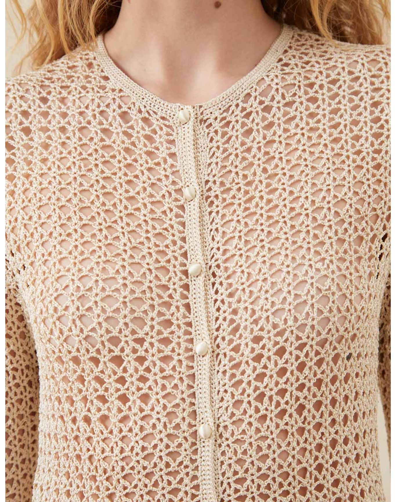 The Crochet Duster | Champagne
