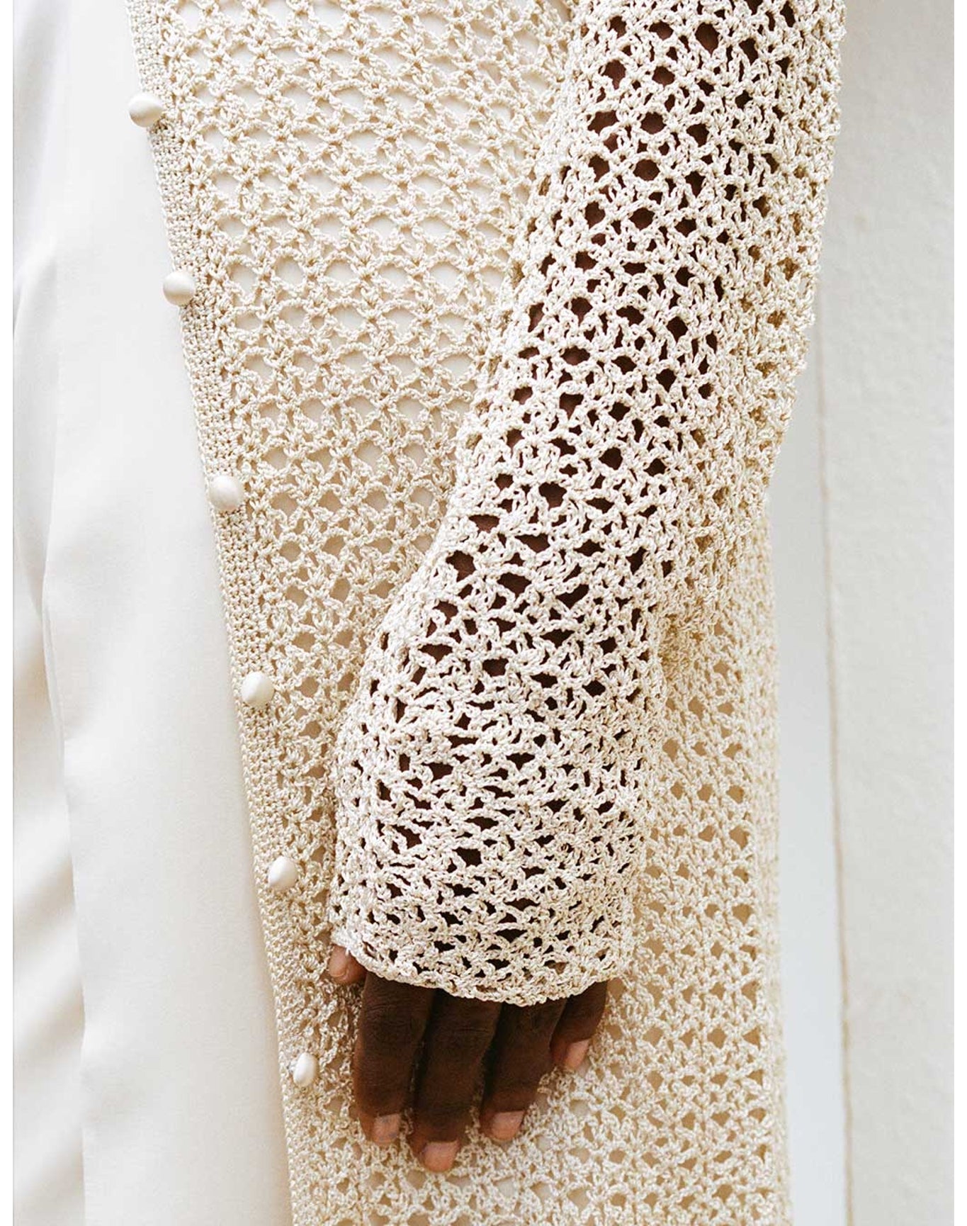 The Crochet Duster | Champagne