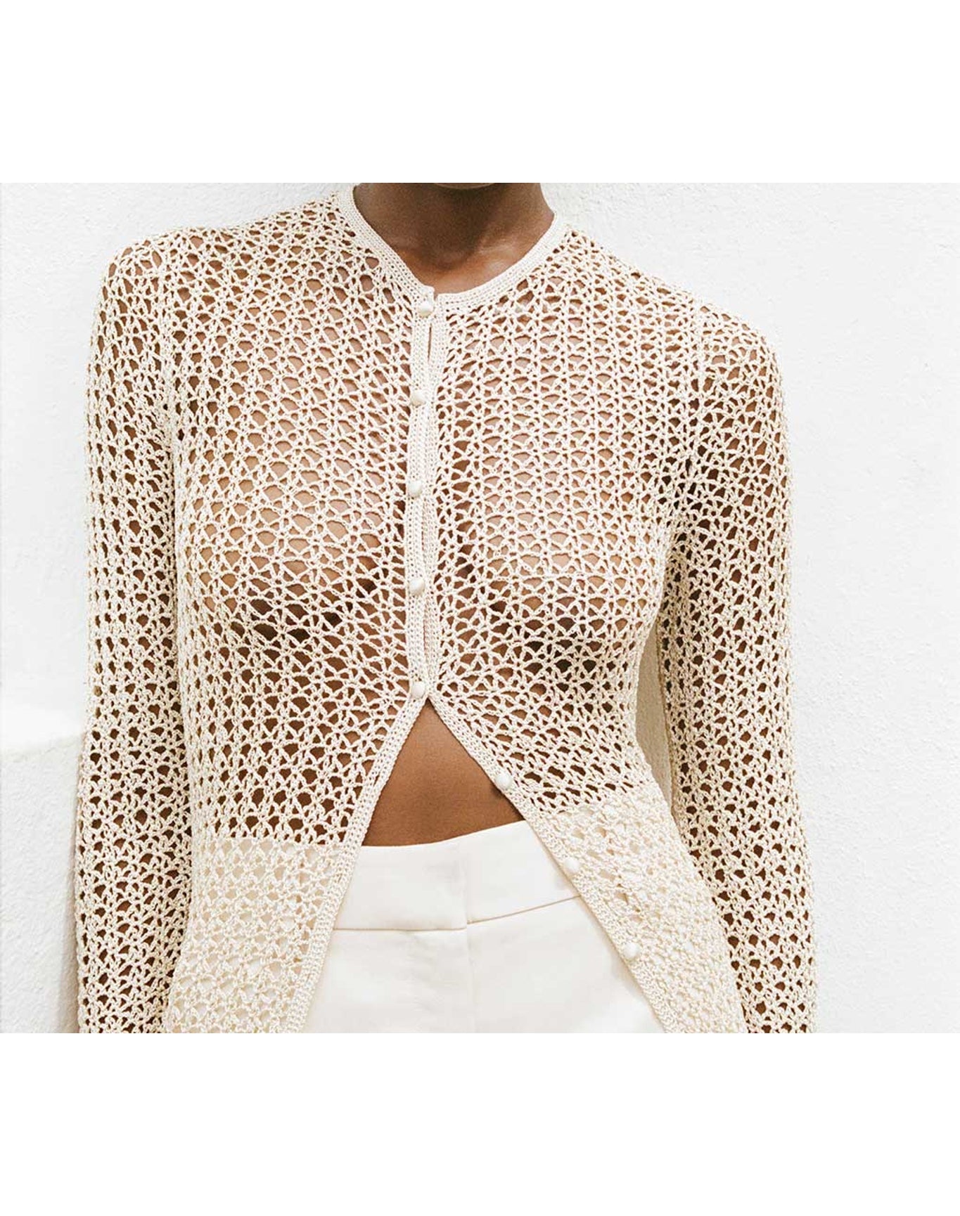 The Crochet Duster | Champagne
