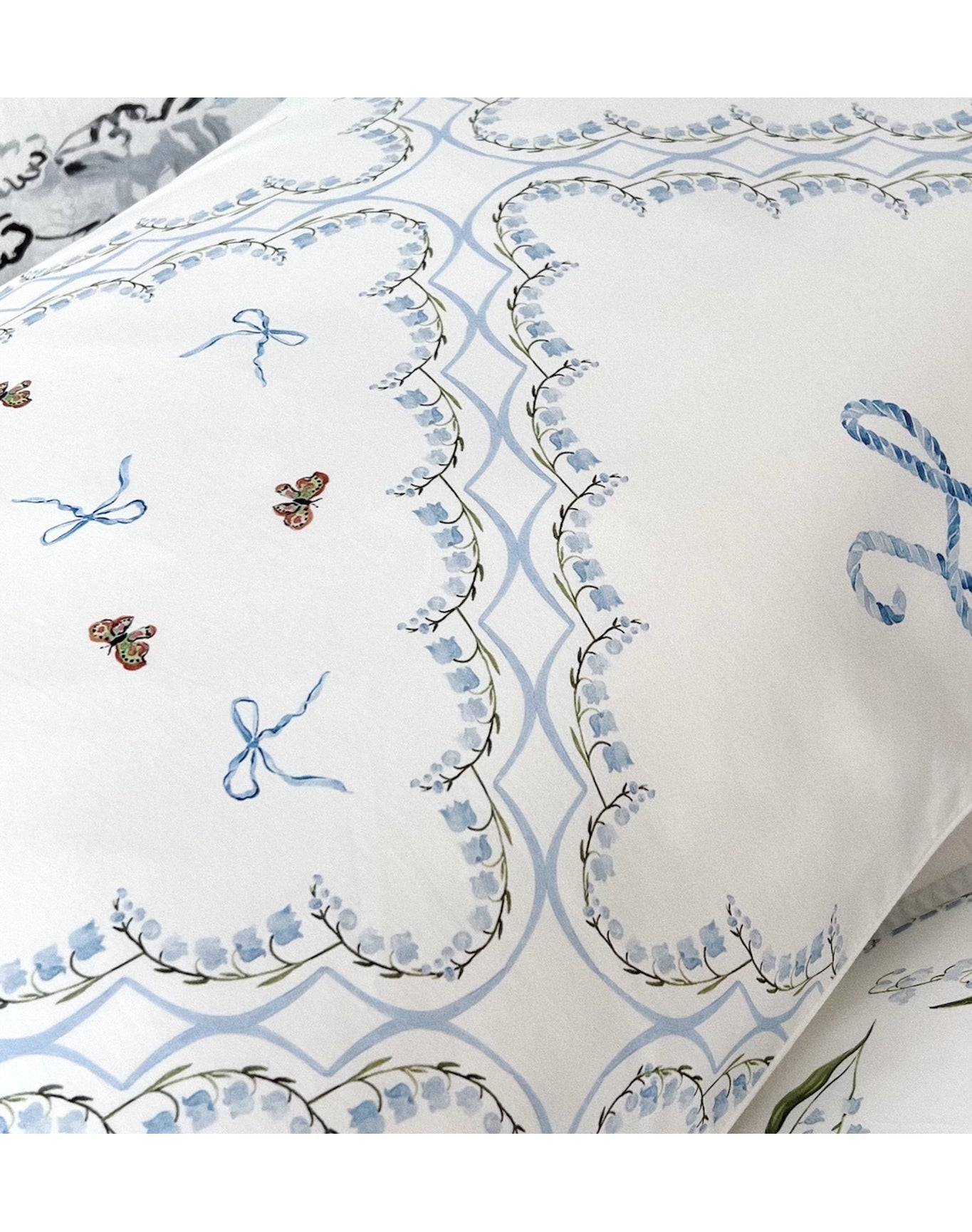The Duvet Cover | White Floral Patchwork