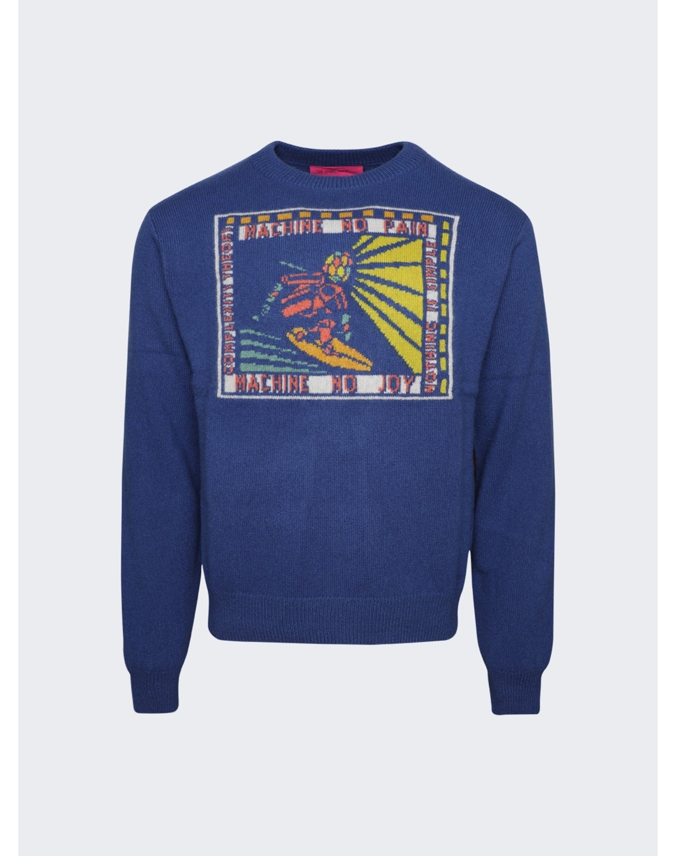 The Elder Statesman | Men | Complexity Theory Crewneck Sweatshirt | Blue Jay