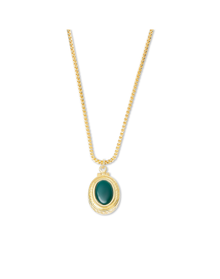 The Emerald Heirloom Pendant Necklace | Gold Vermeil