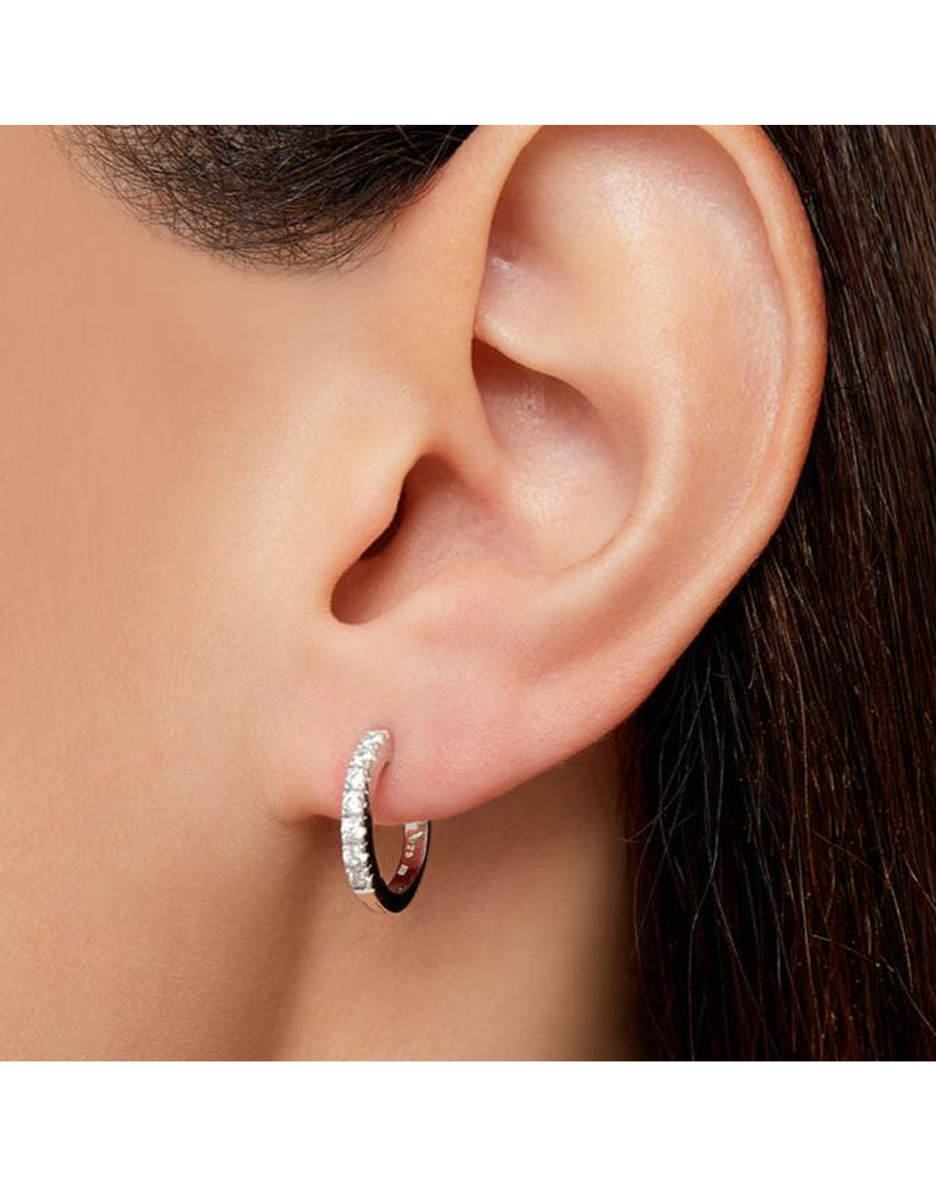The Essential Cz Huggie Earrings | Gold and Silver