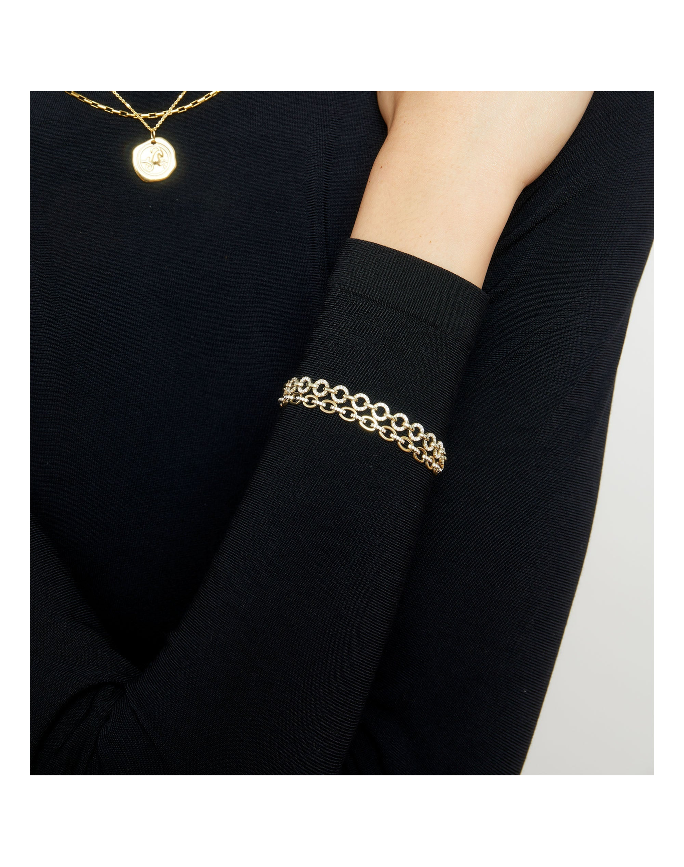 The Evie Bracelet 18K Gold Plated with Cubic Zirconia | Gold Plated Sterling Silver