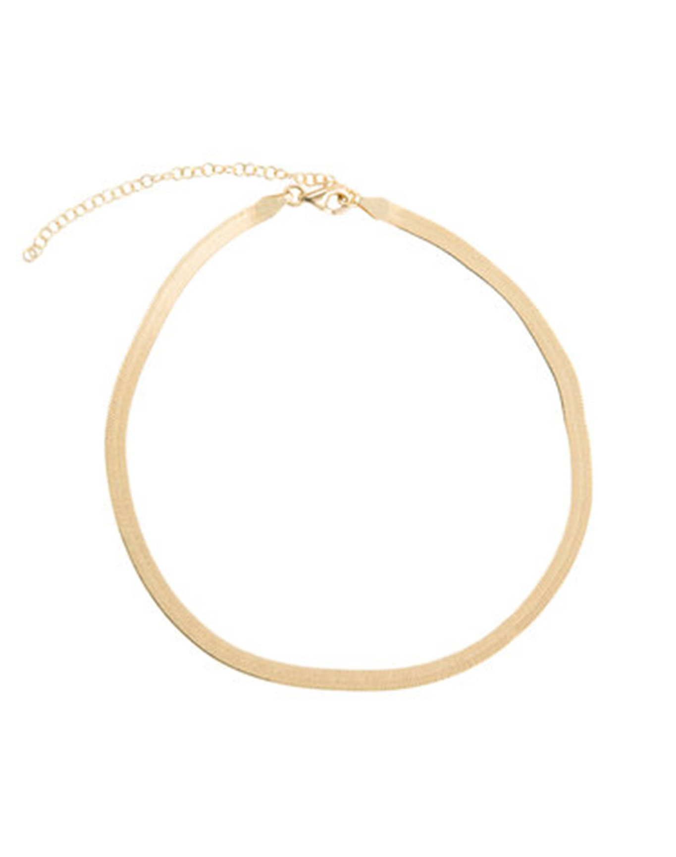 The Flat Chain Choker | Gold Vermeil