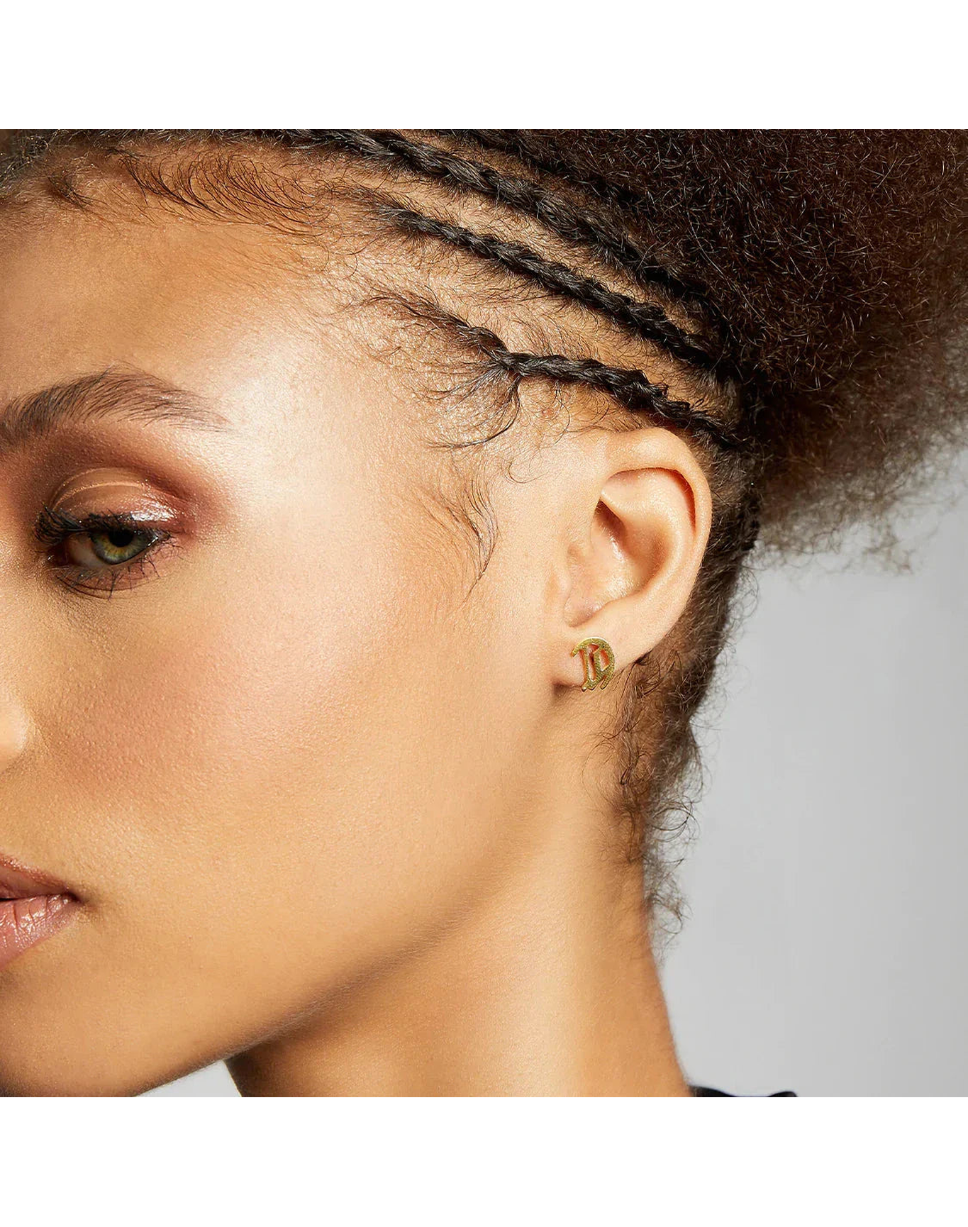 The Gothic Initial Earrings | Sterling Silver (V1)