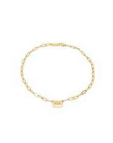 The Janina Id Necklace | Gold Plated and Silver Plated Brass