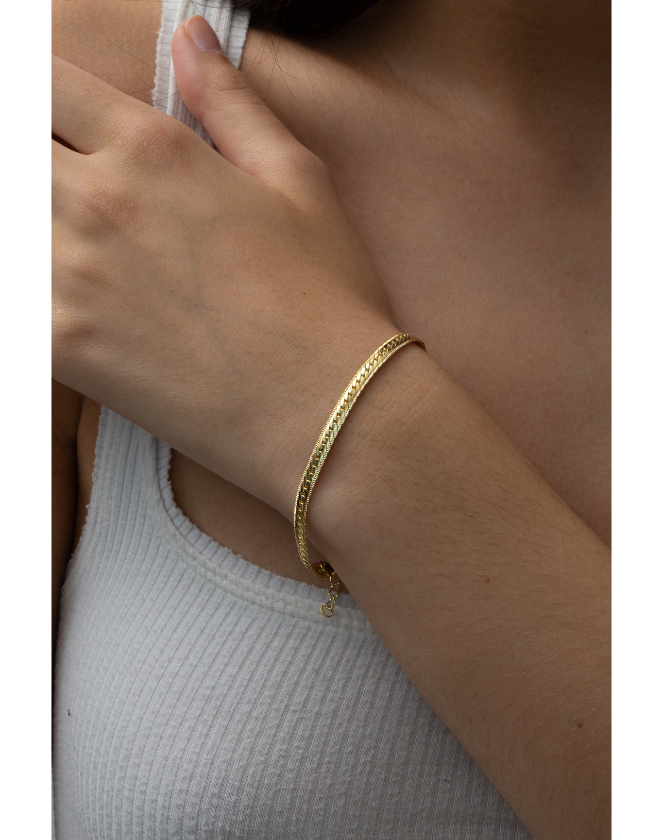 The Knitted Cuban Link Bracelet | Gold Vermeil