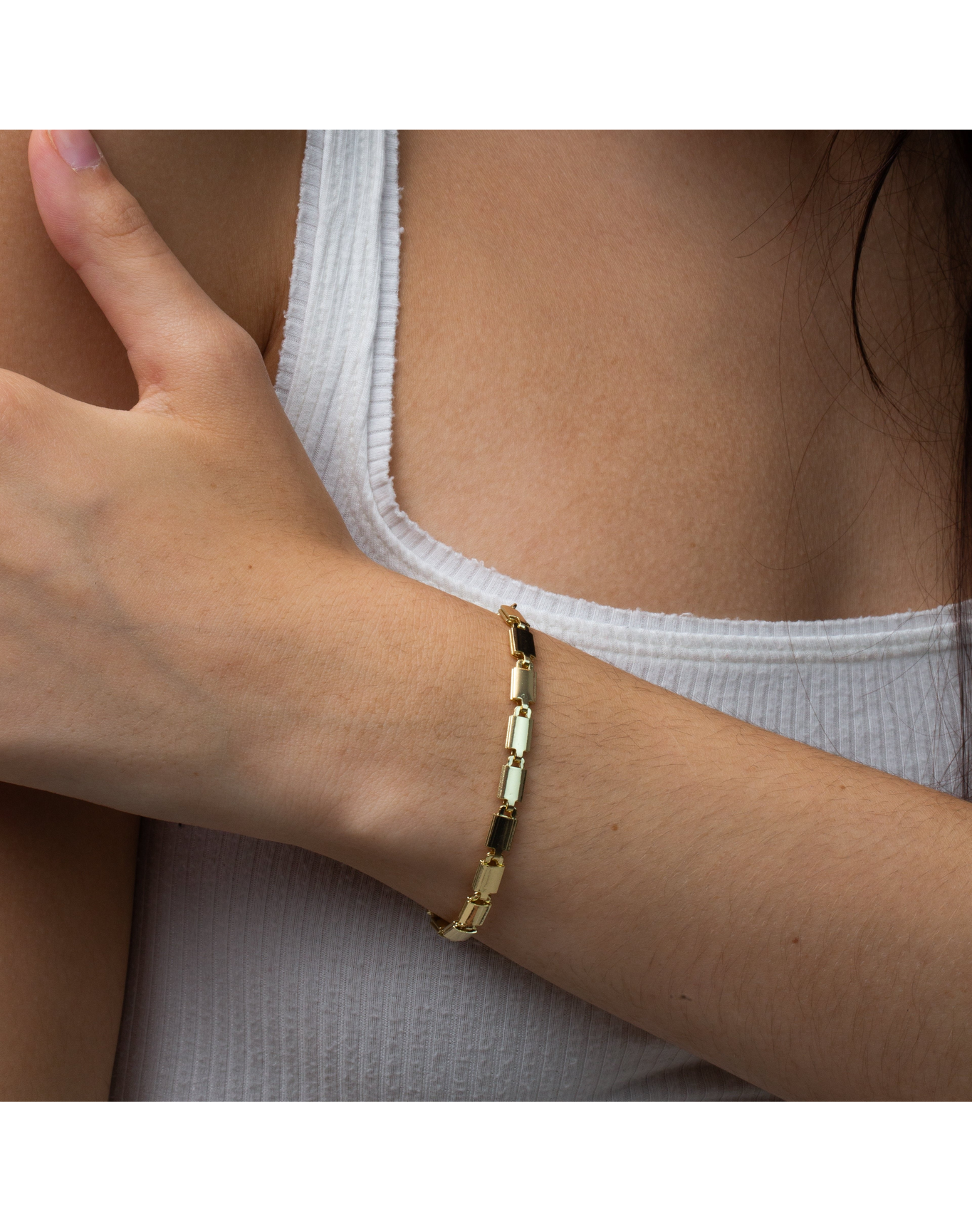 The Lea Link Bracelet | Gold Vermeil