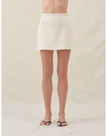 The Mini Skirt | Straw