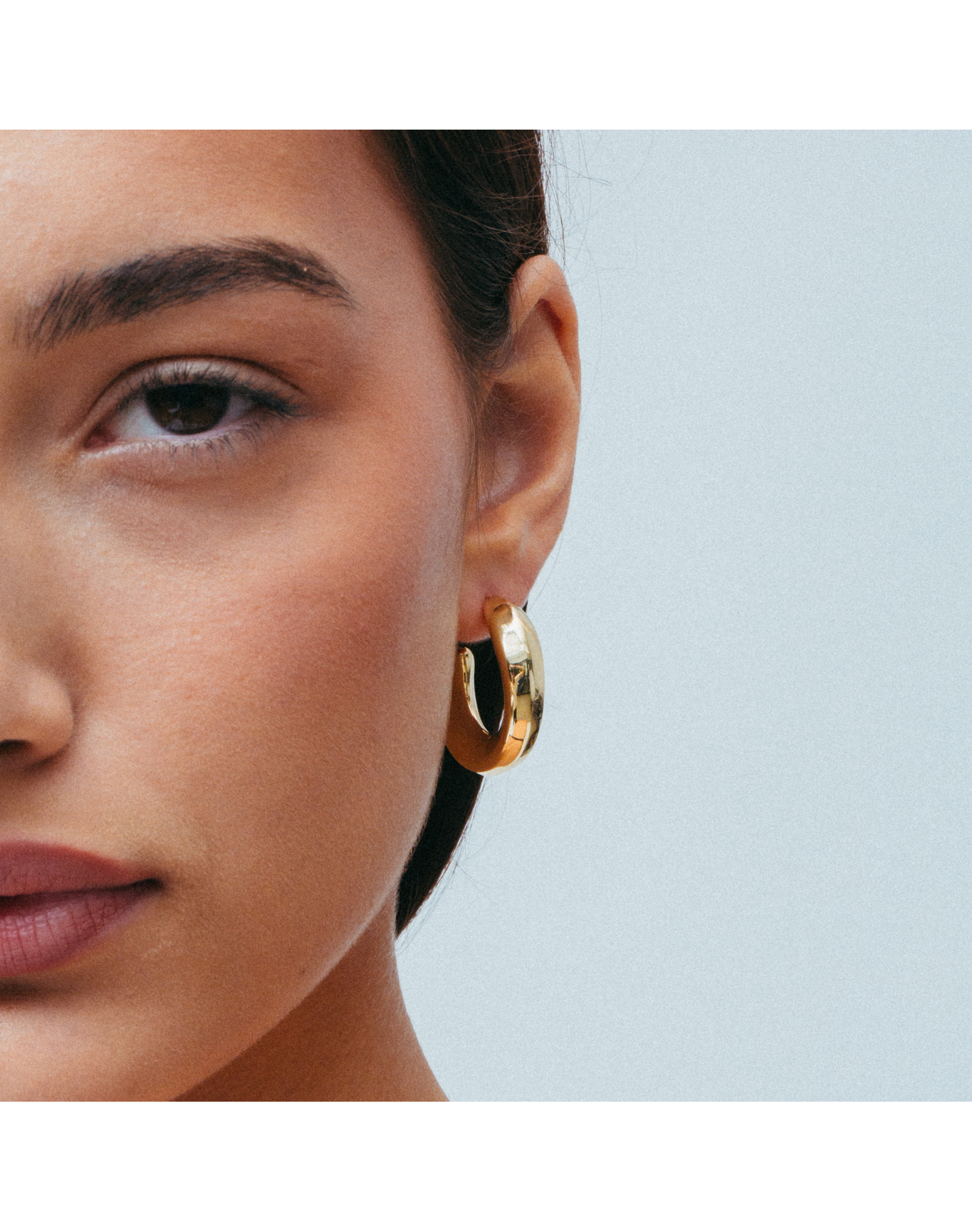 The Oro Hoops | Gold Plated Brass