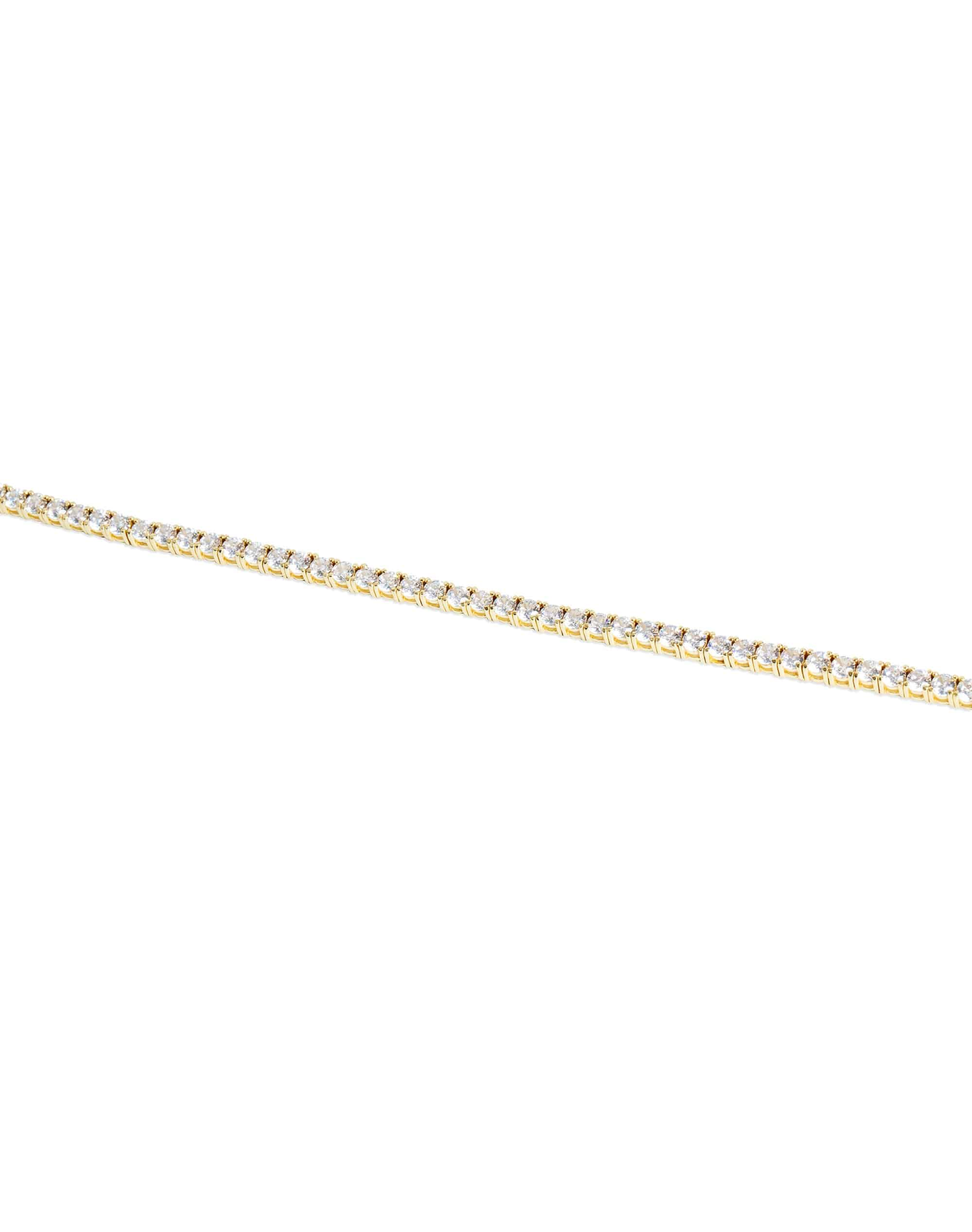 The Pave' Tennis Bracelet | Gold Vermeil and Silver