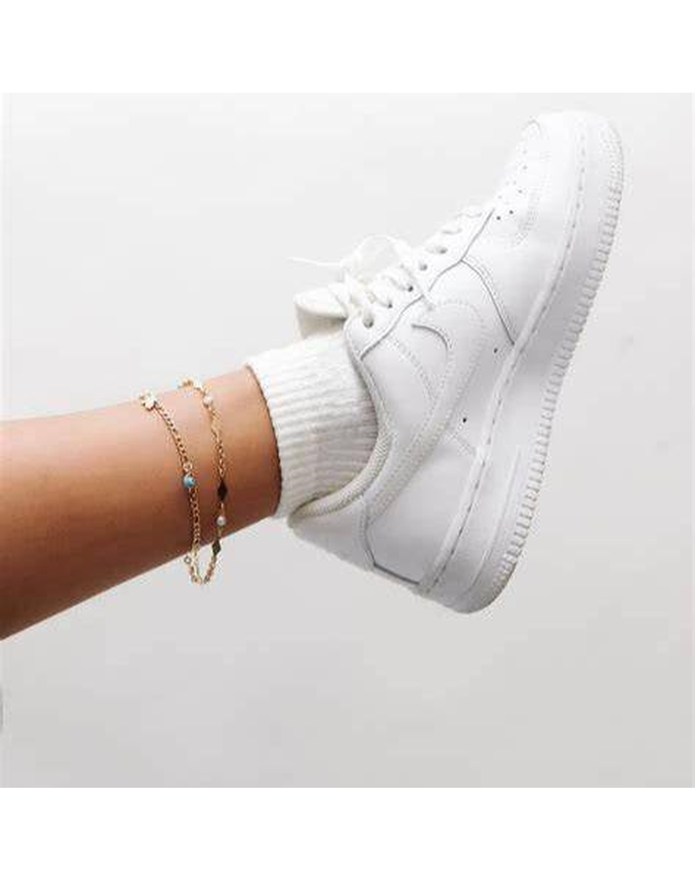 The Pearl Rhombus Anklet | Gold Filled