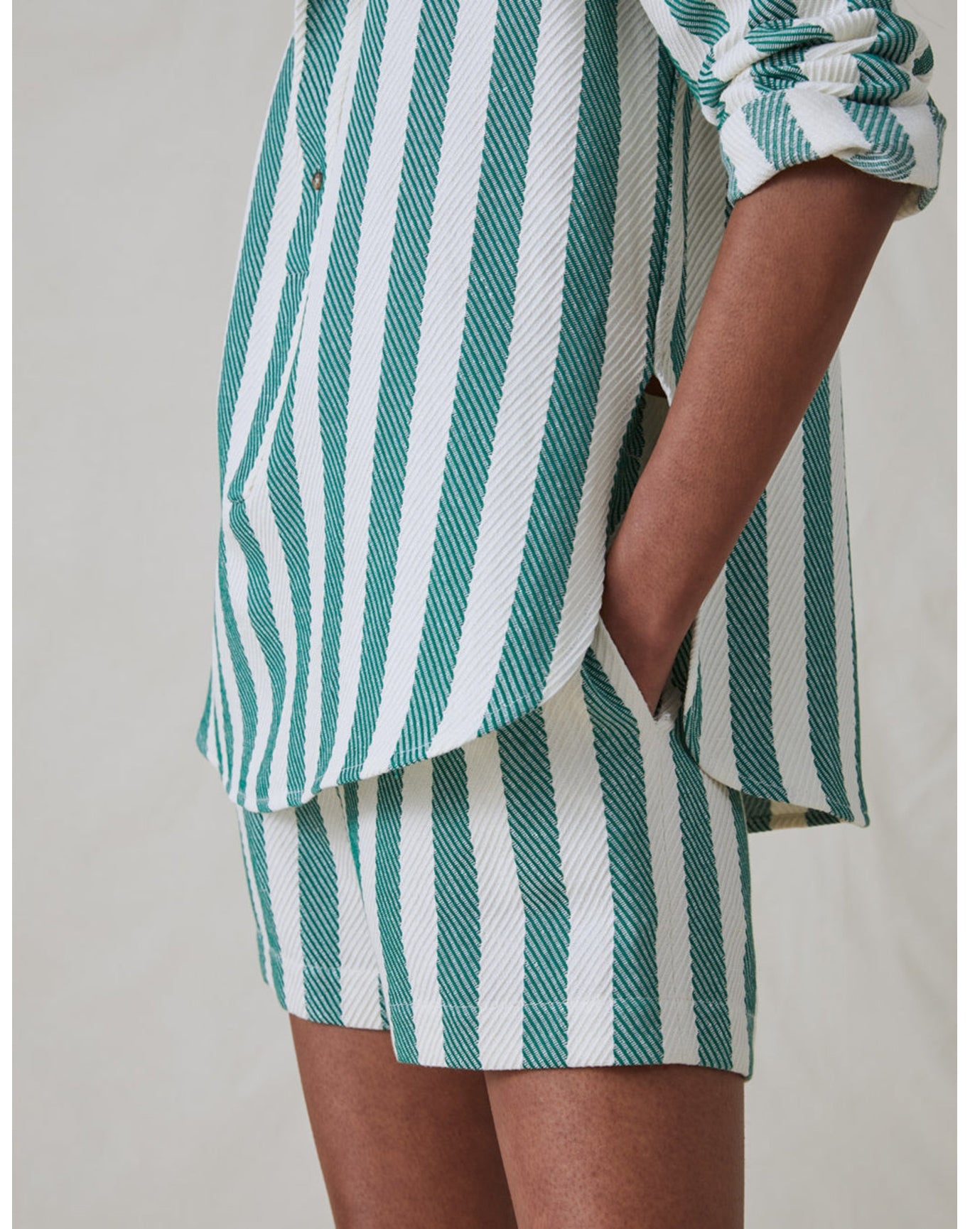 The Pop-Over Shirt | Green