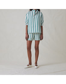 The Pop-Over Shirt | Green
