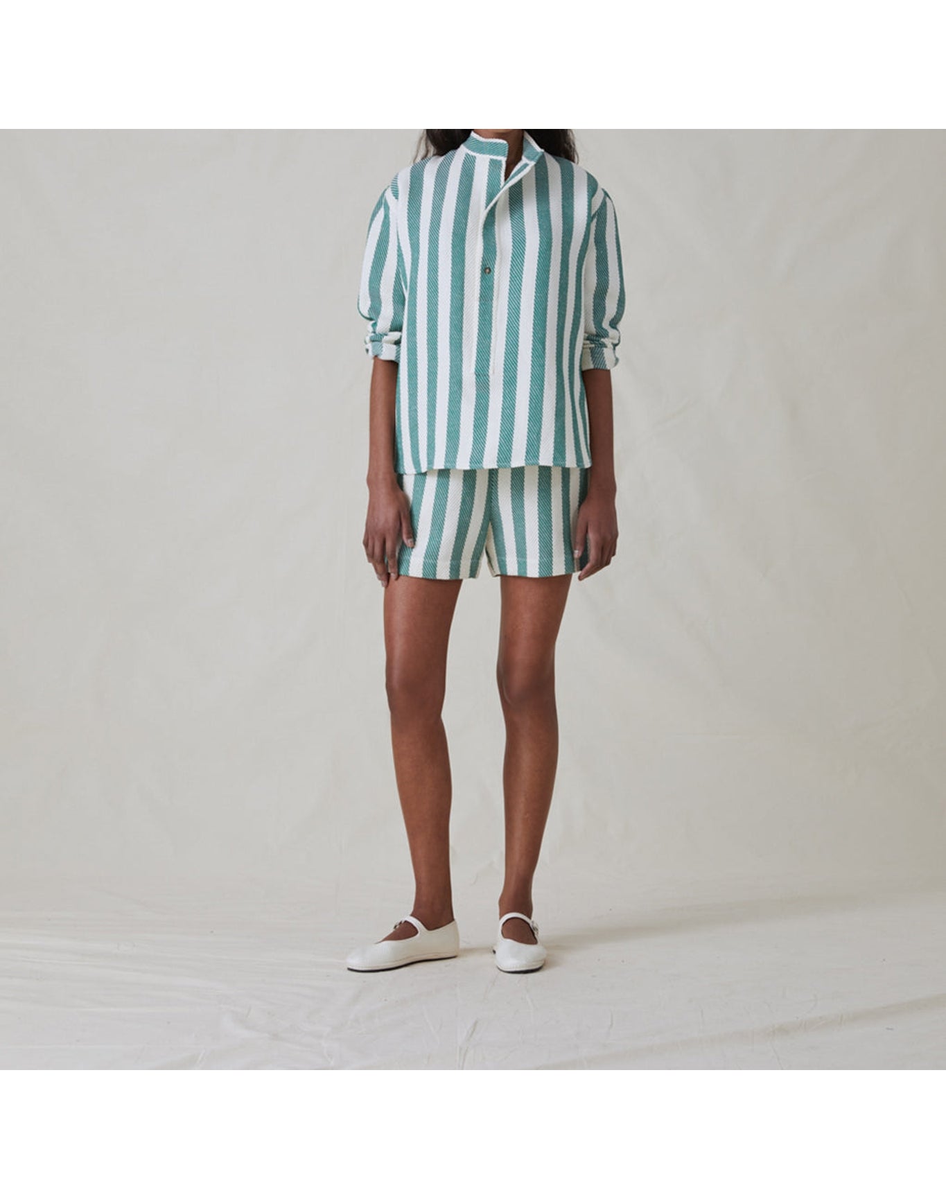 The Pop-Over Shirt | Green