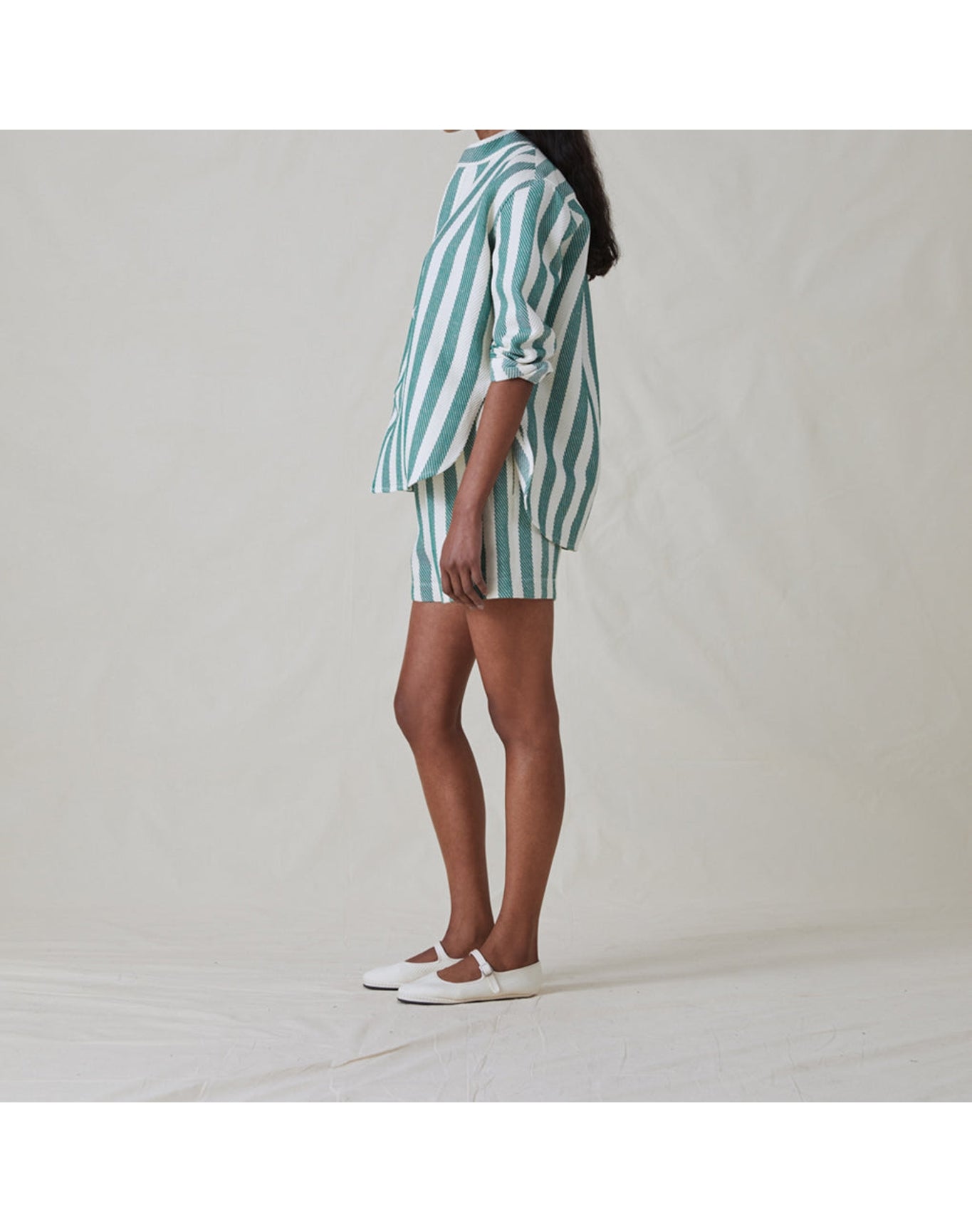 The Pop-Over Shirt | Green