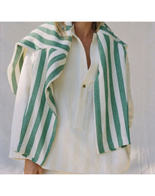 The Pop-Over Shirt | Green
