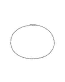 The Rope Anklet | Gold-Plated and Sterling Silver