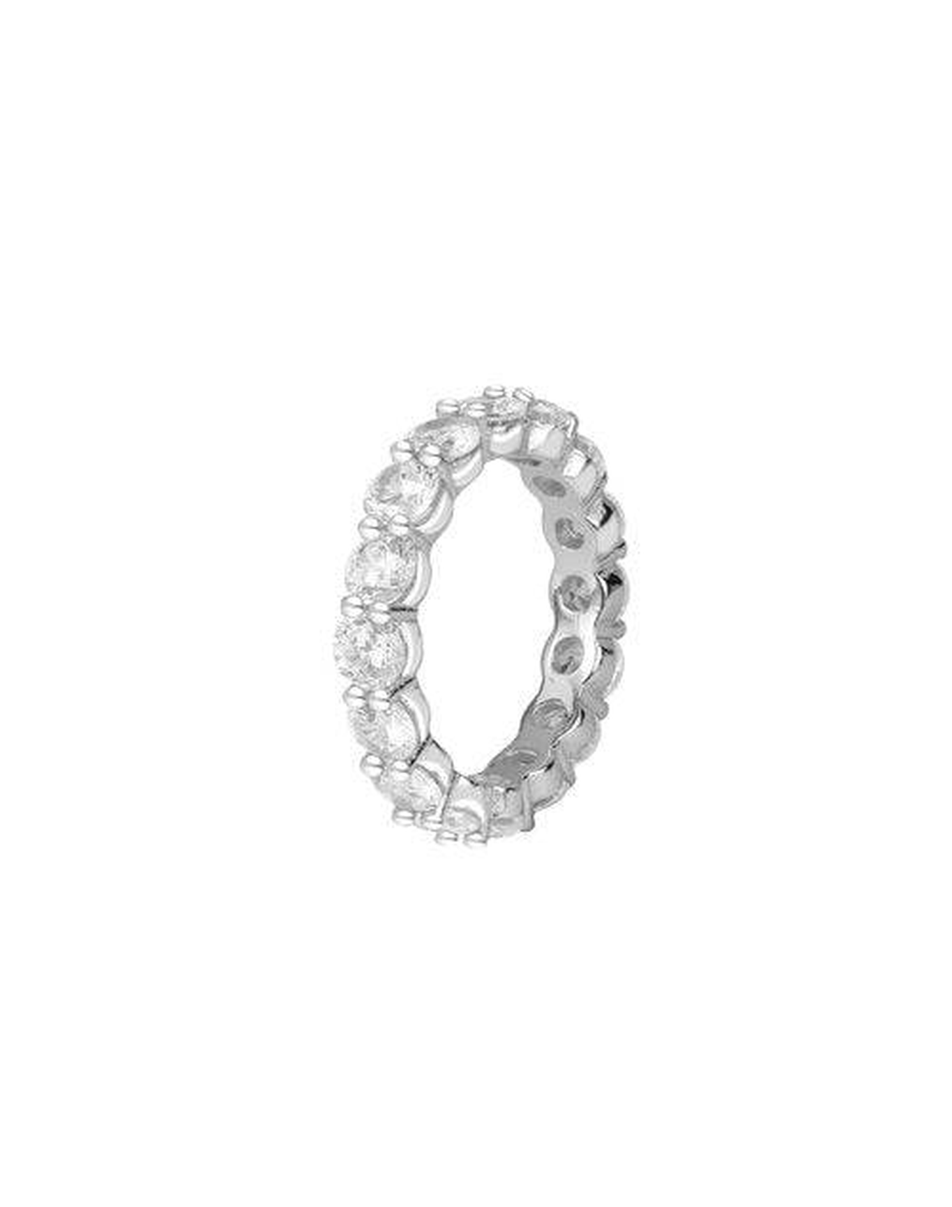 The Round Eternity Band | Gold Vermeil and Rose Vermeil and Sterling Silver