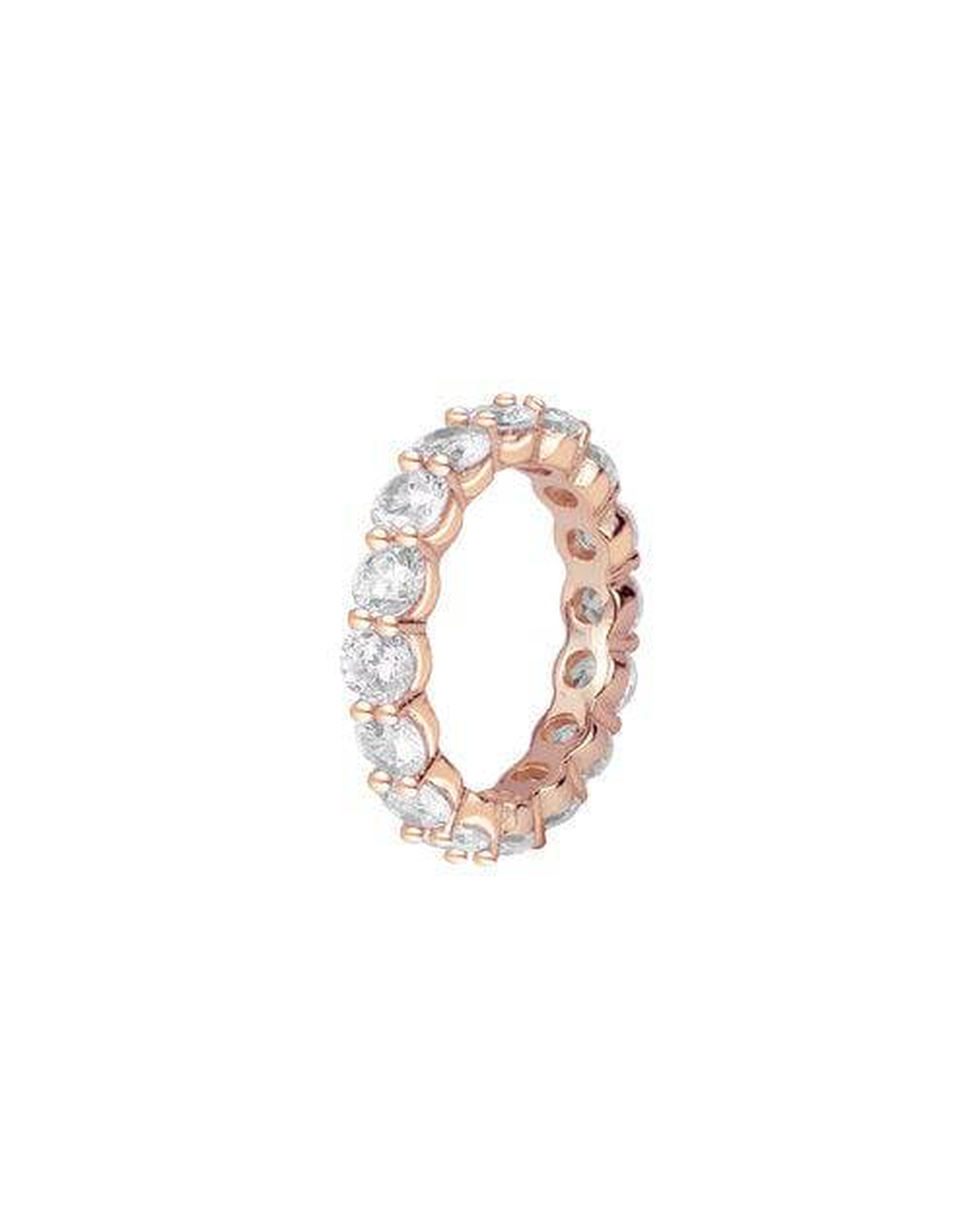 The Round Eternity Band | Gold Vermeil and Rose Vermeil and Sterling Silver