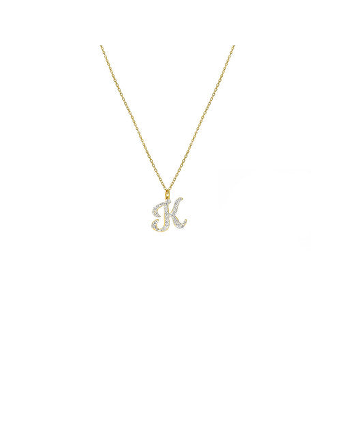 The Signature Script Pendant Necklace | Gold Vermeil