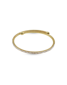 The Single Row Cuff in 18k Gold-Plated Silver | Gold and Silver