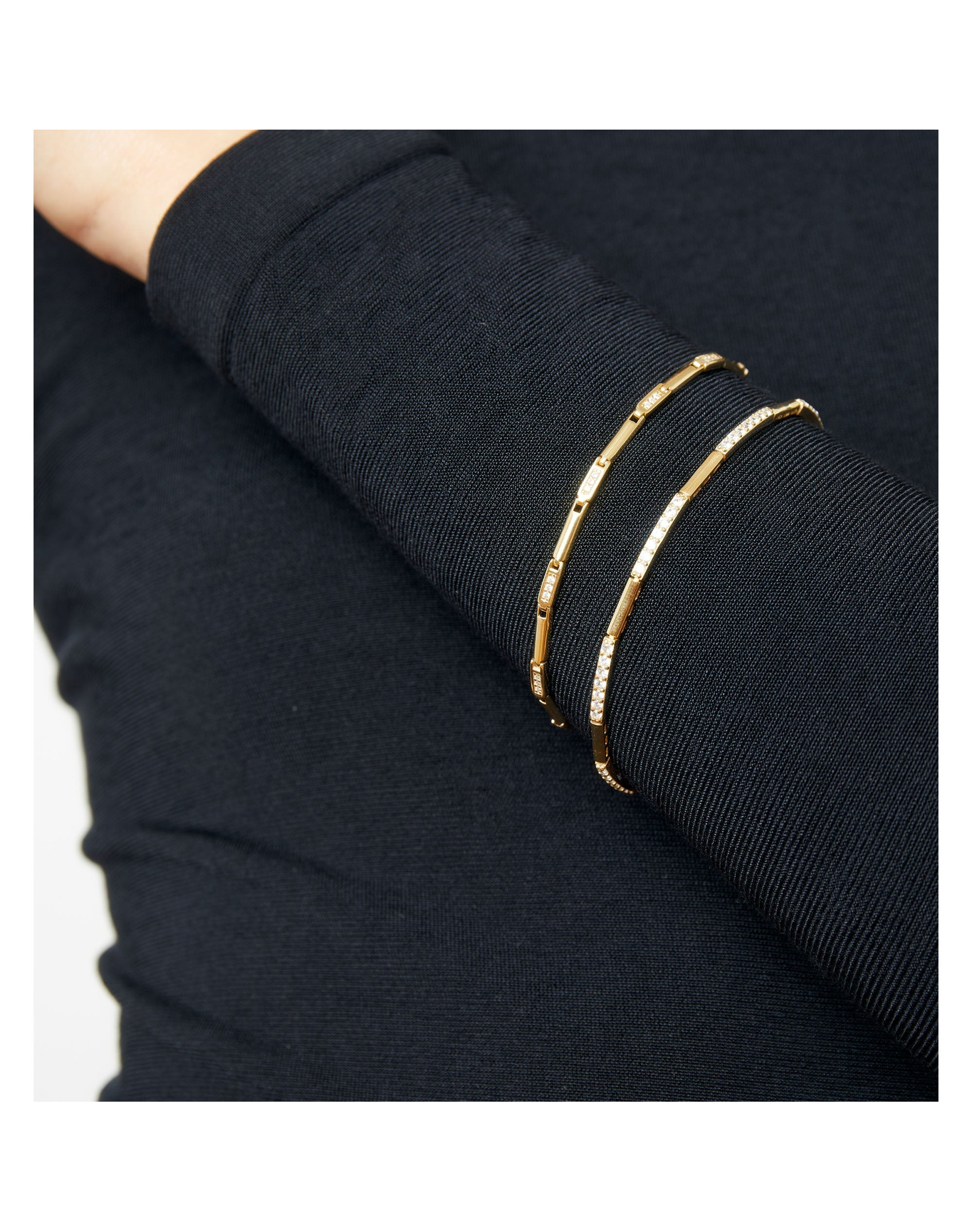 The Talin Bracelet With Cz 18K Gold Plated Silver | Gold Plated Sterling Silver