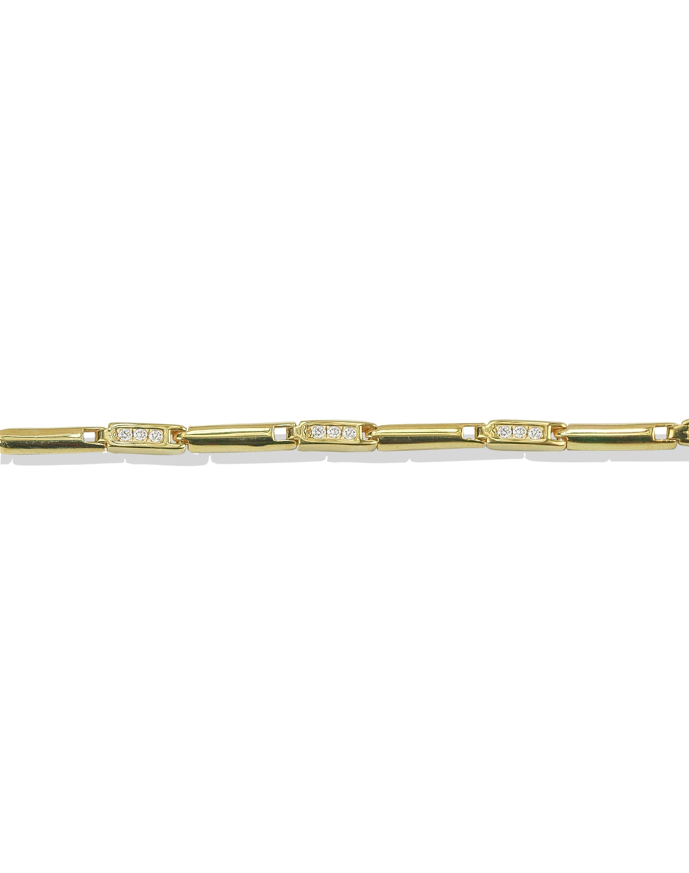 The Talin Bracelet With Cz 18K Gold Plated Silver | Gold Plated Sterling Silver