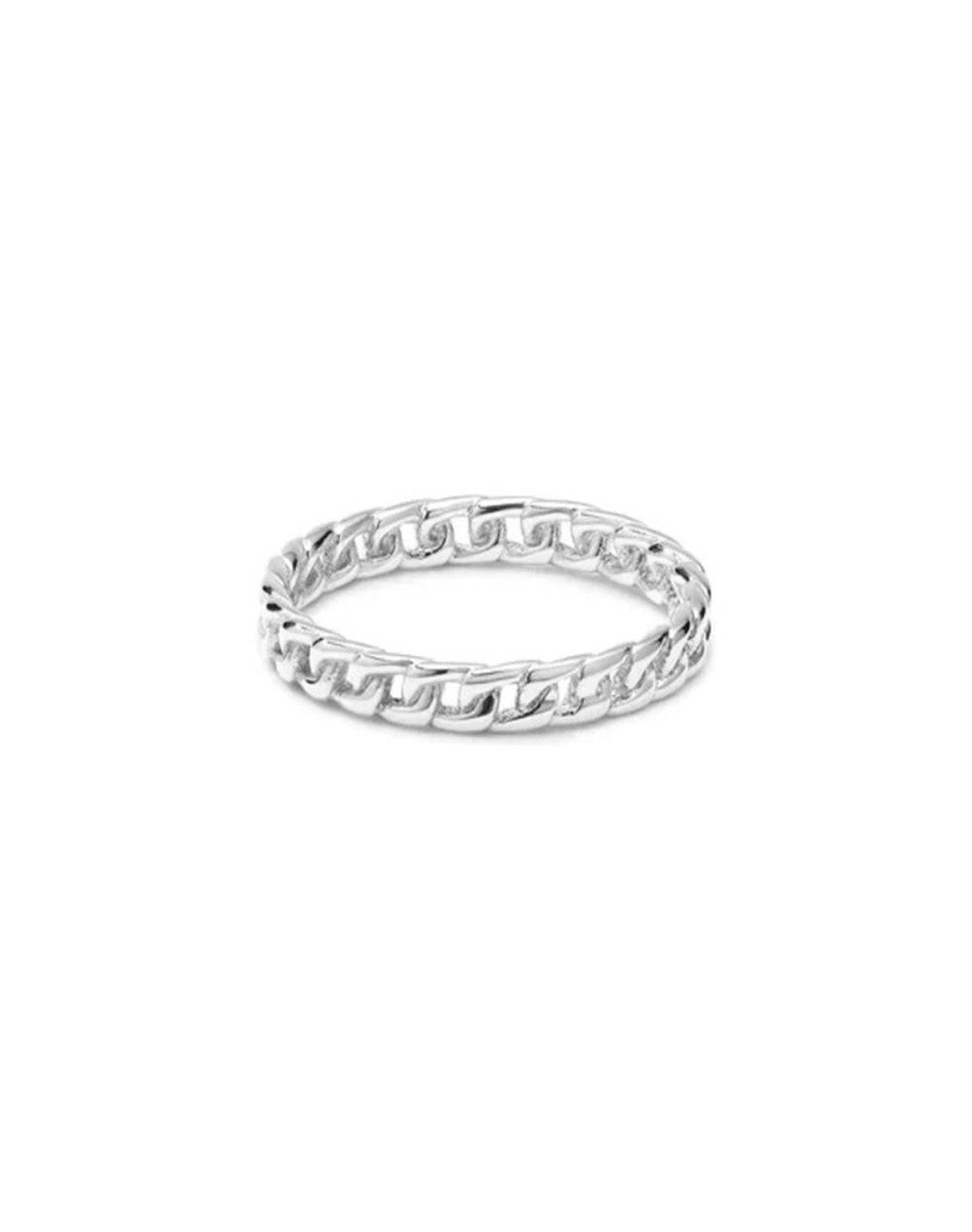 The Thin Cuban Link Ring | Gold Vermeil and Sterling Silver